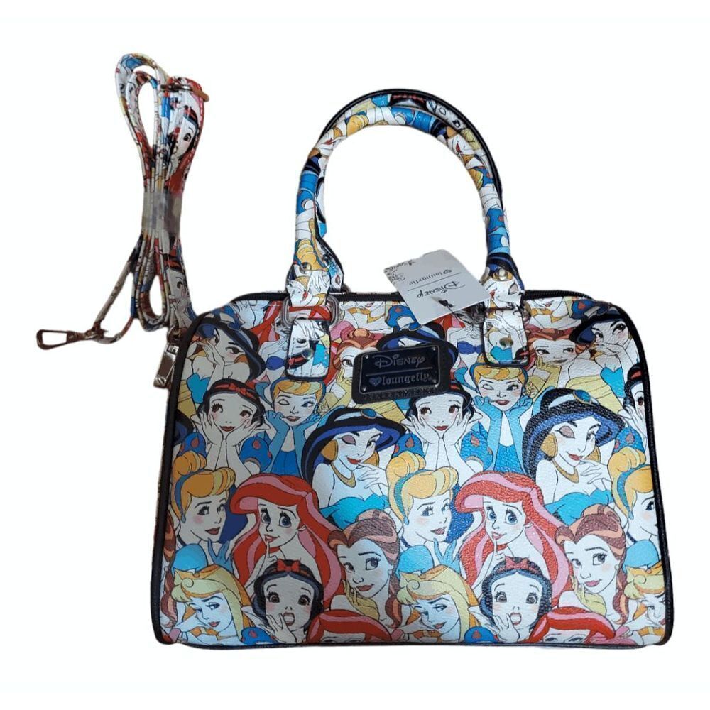 Loungefly Disney Princess OG HEART LOGO barrel crossbody bag